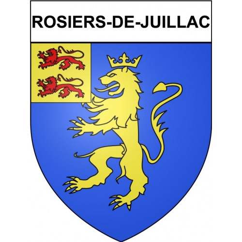 Rosiers-de-Juillac 19 ville Stickers blason autocollant adhésif
