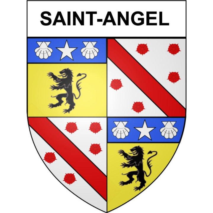 Saint-Angel 19 ville Stickers blason autocollant adhésif