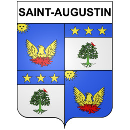 Pegatinas escudo de armas de Omps adhesivo de la etiqueta engomada
