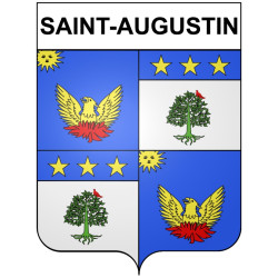 Saint-Augustin 19 ville Stickers blason autocollant adhésif