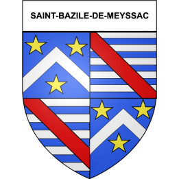 Saint-Bazile-de-Meyssac 19 ville Stickers blason autocollant adhésif
