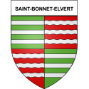 Saint-Bonnet-Elvert 19 ville Stickers blason autocollant adhésif