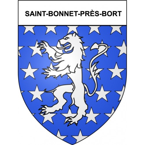 Saint-Bonnet-près-Bort 19 ville Stickers blason autocollant adhésif