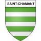 Saint-Chamant 19 ville Stickers blason autocollant adhésif