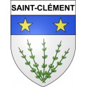 Saint-Clément 19 ville Stickers blason autocollant adhésif