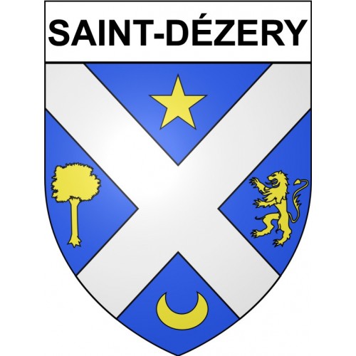 Saint-Dézery 19 ville Stickers blason autocollant adhésif
