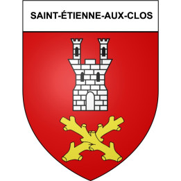 Saint-étienne-aux-Clos 19 ville Stickers blason autocollant adhésif