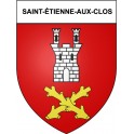 Saint-étienne-aux-Clos 19 ville Stickers blason autocollant adhésif