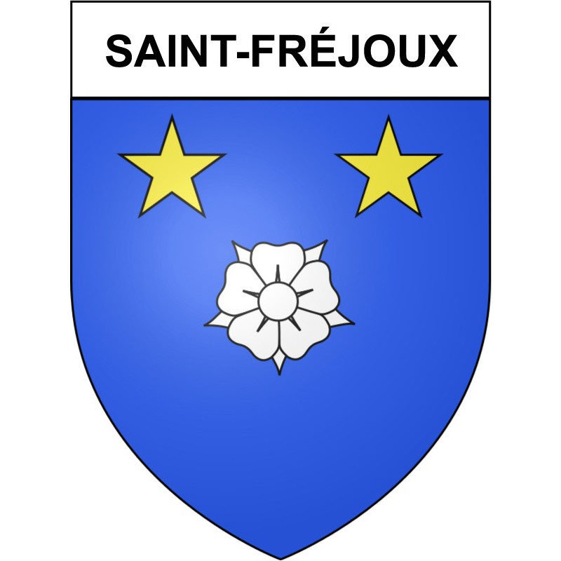 Saint-Fréjoux 19 ville Stickers blason autocollant adhésif