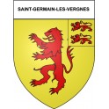Saint-Germain-les-Vergnes 19 ville Stickers blason autocollant adhésif
