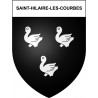 Saint-Hilaire-les-Courbes 19 ville Stickers blason autocollant adhésif