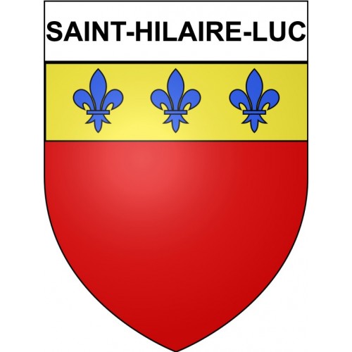 Saint-Hilaire-Luc 19 ville Stickers blason autocollant adhésif