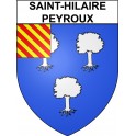 Saint-Hilaire-Peyroux 19 ville Stickers blason autocollant adhésif