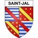Saint-Jal 19 ville Stickers blason autocollant adhésif
