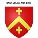 Saint-Julien-aux-Bois 19 ville Stickers blason autocollant adhésif