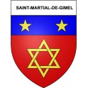 Saint-Martial-de-Gimel 19 ville Stickers blason autocollant adhésif