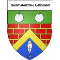 Saint-Martin-la-Méanne 19 ville Stickers blason autocollant adhésif