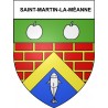 Saint-Martin-la-Méanne 19 ville Stickers blason autocollant adhésif
