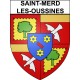 Saint-Merd-les-Oussines 19 ville Stickers blason autocollant adhésif