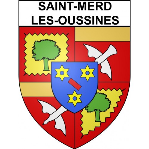 Pegatinas escudo de armas de Omps adhesivo de la etiqueta engomada
