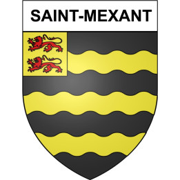 Saint-Mexant 19 ville Stickers blason autocollant adhésif