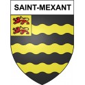 Saint-Mexant 19 ville Stickers blason autocollant adhésif