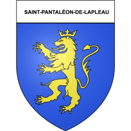 Saint-Pantaléon-de-Lapleau 19 ville Stickers blason autocollant adhésif
