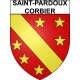 Saint-Pardoux-Corbier 19 ville Stickers blason autocollant adhésif
