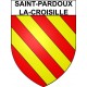 Saint-Pardoux-la-Croisille 19 ville Stickers blason autocollant adhésif