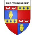 Saint-Pardoux-le-Neuf 19 ville Stickers blason autocollant adhésif