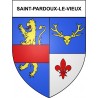 Saint-Pardoux-le-Vieux 19 ville Stickers blason autocollant adhésif