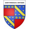 Omps Sticker wappen, gelsenkirchen, augsburg, klebender aufkleber