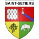 Saint-Setiers 19 ville Stickers blason autocollant adhésif