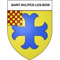 Saint-Sulpice-les-Bois 19 ville Stickers blason autocollant adhésif