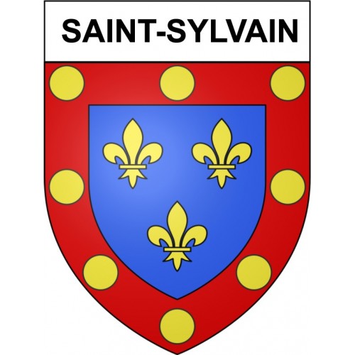 Saint-Sylvain 19 ville Stickers blason autocollant adhésif