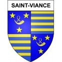 Saint-Viance 19 ville Stickers blason autocollant adhésif