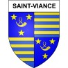 Saint-Viance 19 ville Stickers blason autocollant adhésif