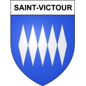 Saint-Victour 19 ville Stickers blason autocollant adhésif