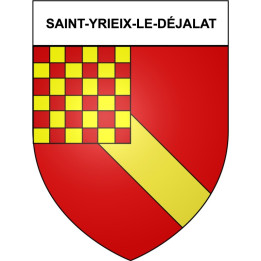 Saint-Yrieix-le-Déjalat 19 ville Stickers blason autocollant adhésif