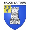 Salon-la-Tour 19 ville Stickers blason autocollant adhésif