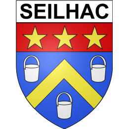 Seilhac 19 ville Stickers blason autocollant adhésif