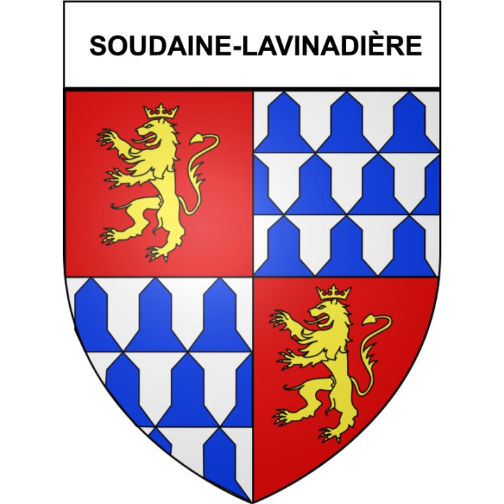 Soudaine-Lavinadière 19 ville Stickers blason autocollant adhésif