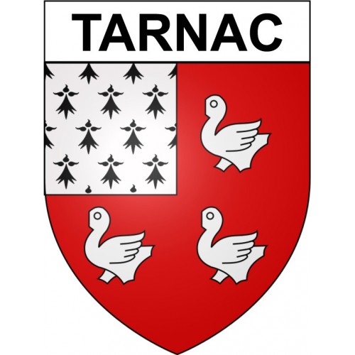 Tarnac 19 ville Stickers blason autocollant adhésif