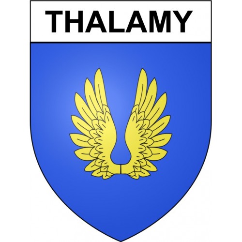 Thalamy 19 ville Stickers blason autocollant adhésif