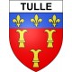 Tulle 19 ville Stickers blason autocollant adhésif