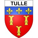Tulle 19 ville Stickers blason autocollant adhésif