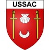 Ussac 19 ville Stickers blason autocollant adhésif