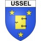 Ussel 19 ville Stickers blason autocollant adhésif