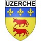 Uzerche 19 ville Stickers blason autocollant adhésif