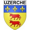 Uzerche 19 ville Stickers blason autocollant adhésif